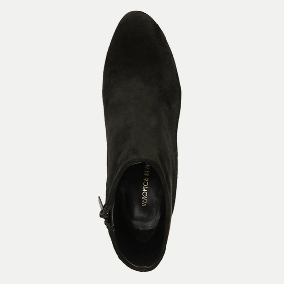 Veronica Beard Dali Black Suede Platform Ankle Boots Size 8 New - Picture 3 of 11